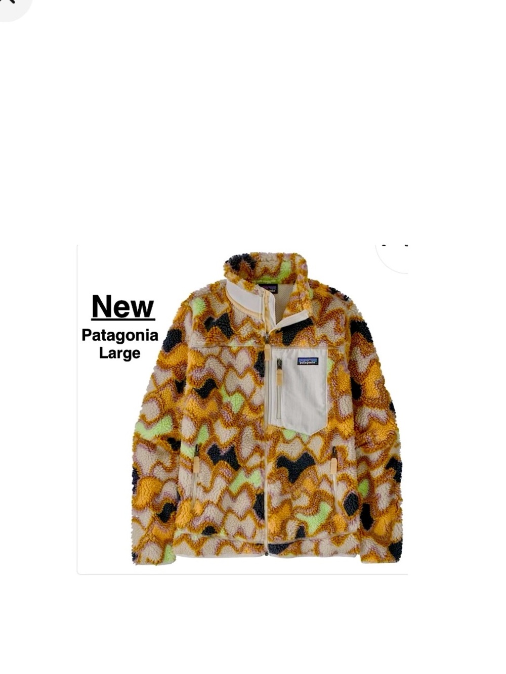New PATAGONIA Classic Retro-X® Fleece Jacket Women's Size L with tags ⭐️⭐️⭐️⭐️